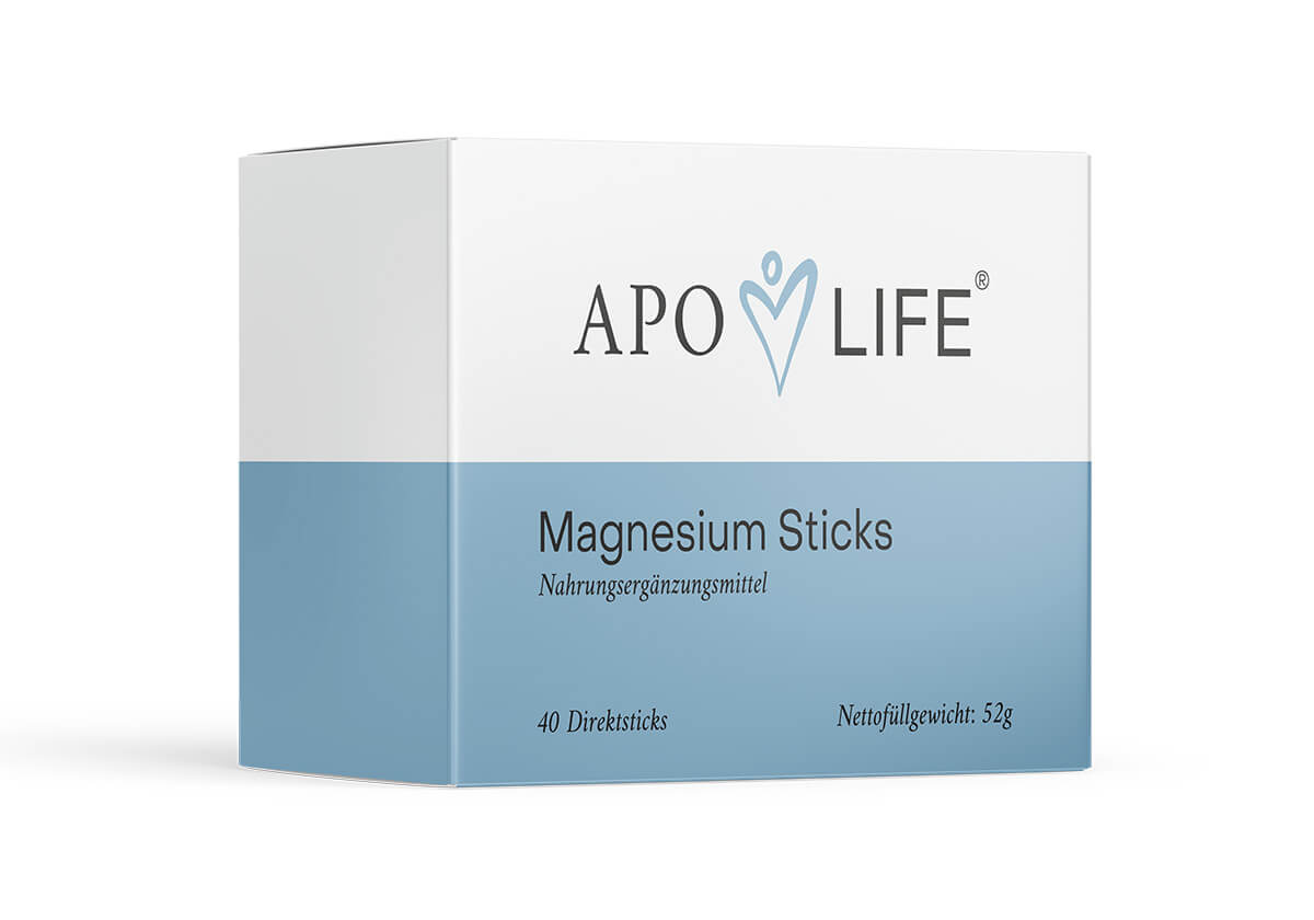 Apo Life Magnesium Direktsticks Orange-Zitrone 40 Stück