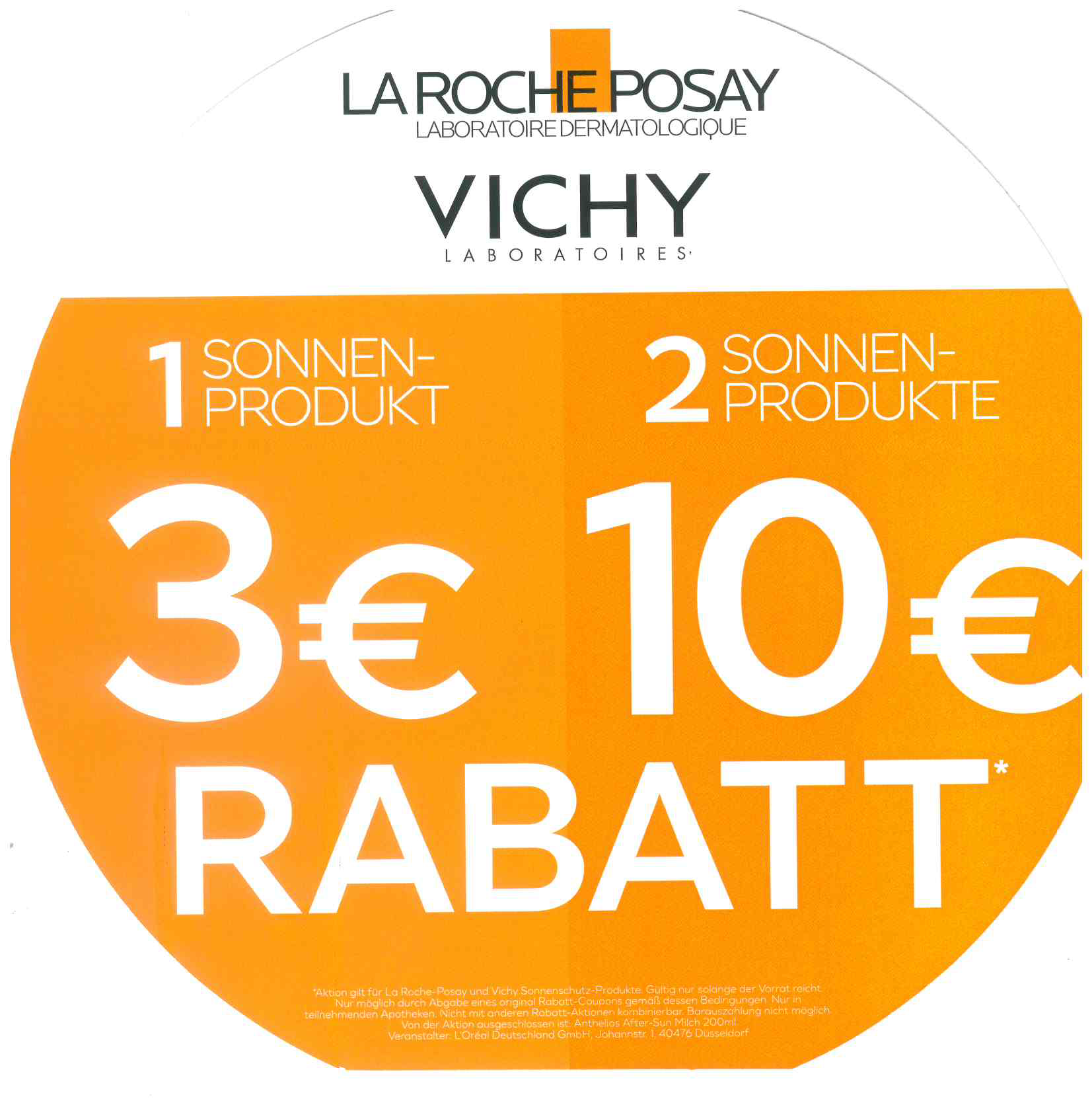 LA ROCHE POSAY - VICHY - SONNENSCHUTZ