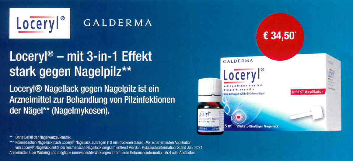 Loceryl Nagellack gegen Nagelpilz 2,5 ml