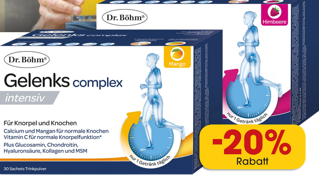 Dr. Böhm Gelenkskomplex intensiv Brausegranulat 30 Stück