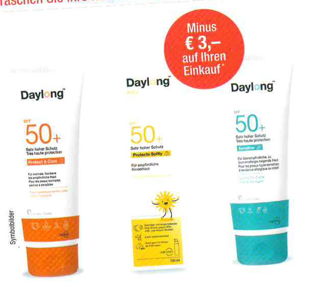 Daylong Sonnenschutzprodukte