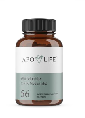 Apo Life Kapseln NR 56 Aktivkohle CARBO 60 Stück
