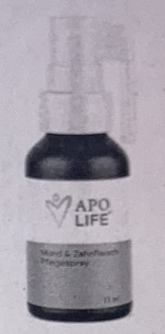 Apo Life Mund- und Zahnfleisch Pflegespray 15 ml